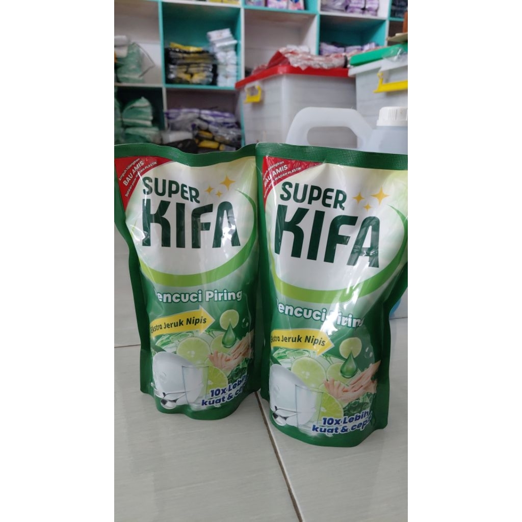Super Kifa Pencuci Piring Jeruk Nipis 600 Ml