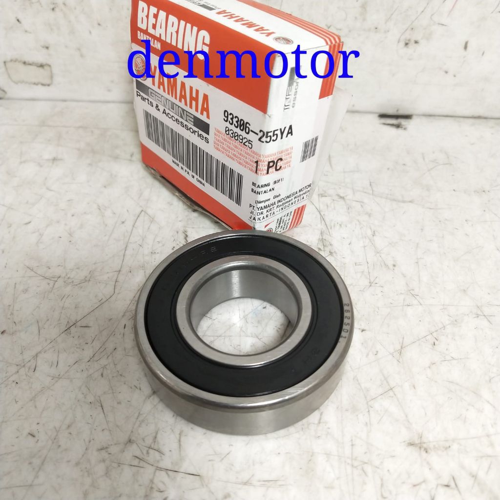 LAHAR AS RODA BELAKANG N.MAX 6205RS ORIGINAL YAMAHA TYPE ADA TUTUP KARET HITAM 93306-255YA