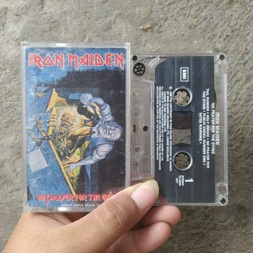 Kaset Pita Iron Maiden - No Prayer For The Dying