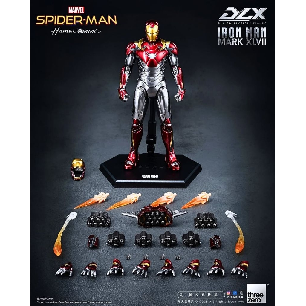 PRE-ORDER Threezero - Spider-Man Homecoming DLX Iron Man Mark 47