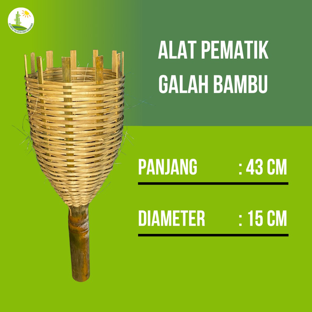 Galah bambu / alat pemetik buah / alat pemetik buah tradisional / galah tradisional