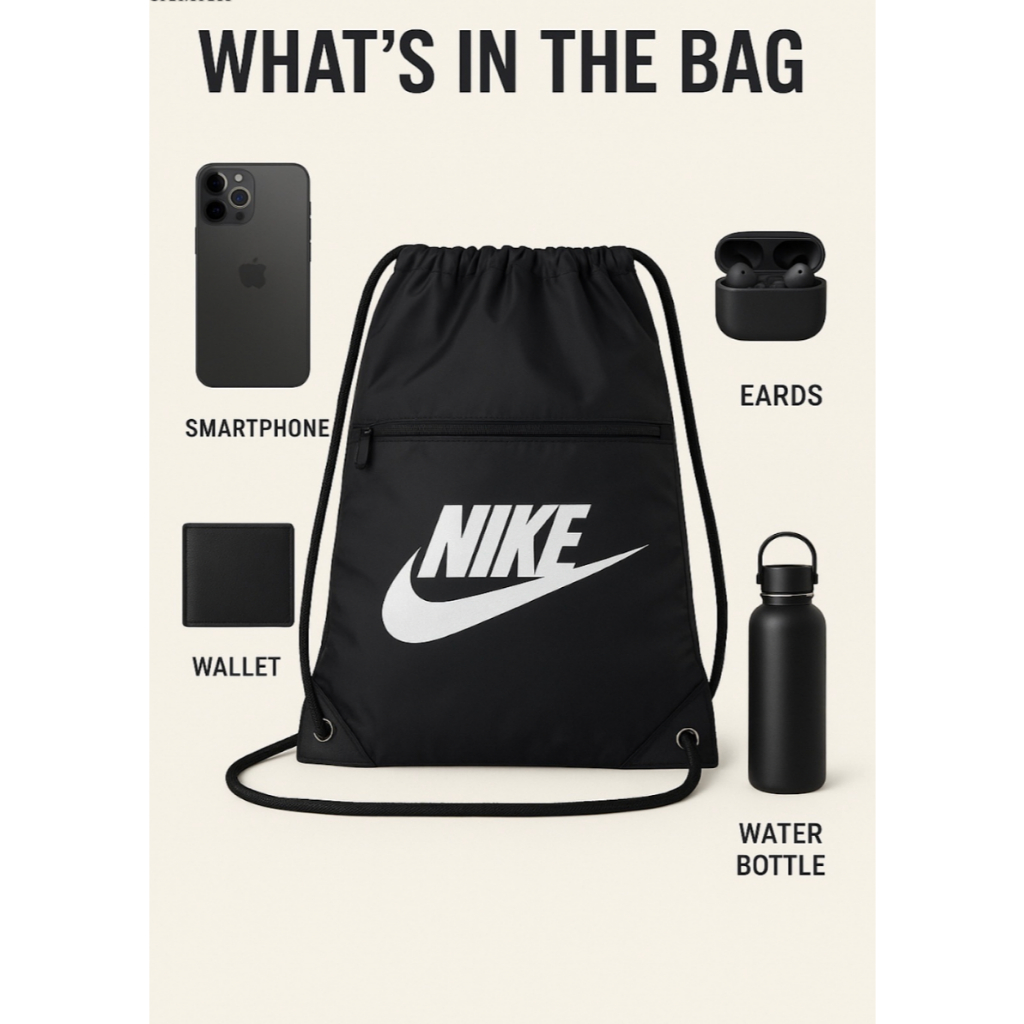 Tas Serut Tali Dengan Restling Cocok Buat Olahraga dan Sehari Hari