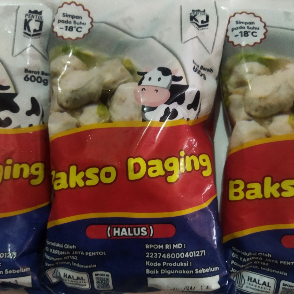 Pentol Bakso Daging Sapi Enak Terbuat dari Daging Sapi Asli