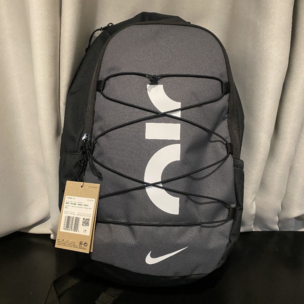 Nike Air Backpack Black Grey / Tas  100% Original