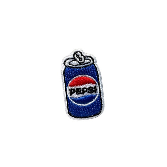 Iron Patch Pepsi Kaleng Minuman Soda Emblem Setrika