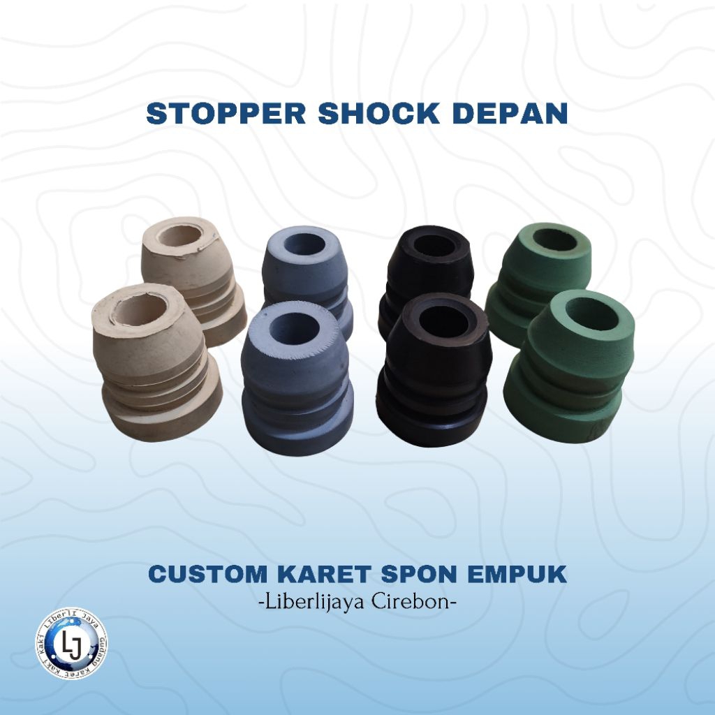 Karet Bumper Stopper Shock Depan Super Empuk Avanza Futura Carry Timor Vios dll 1set kanan kiri