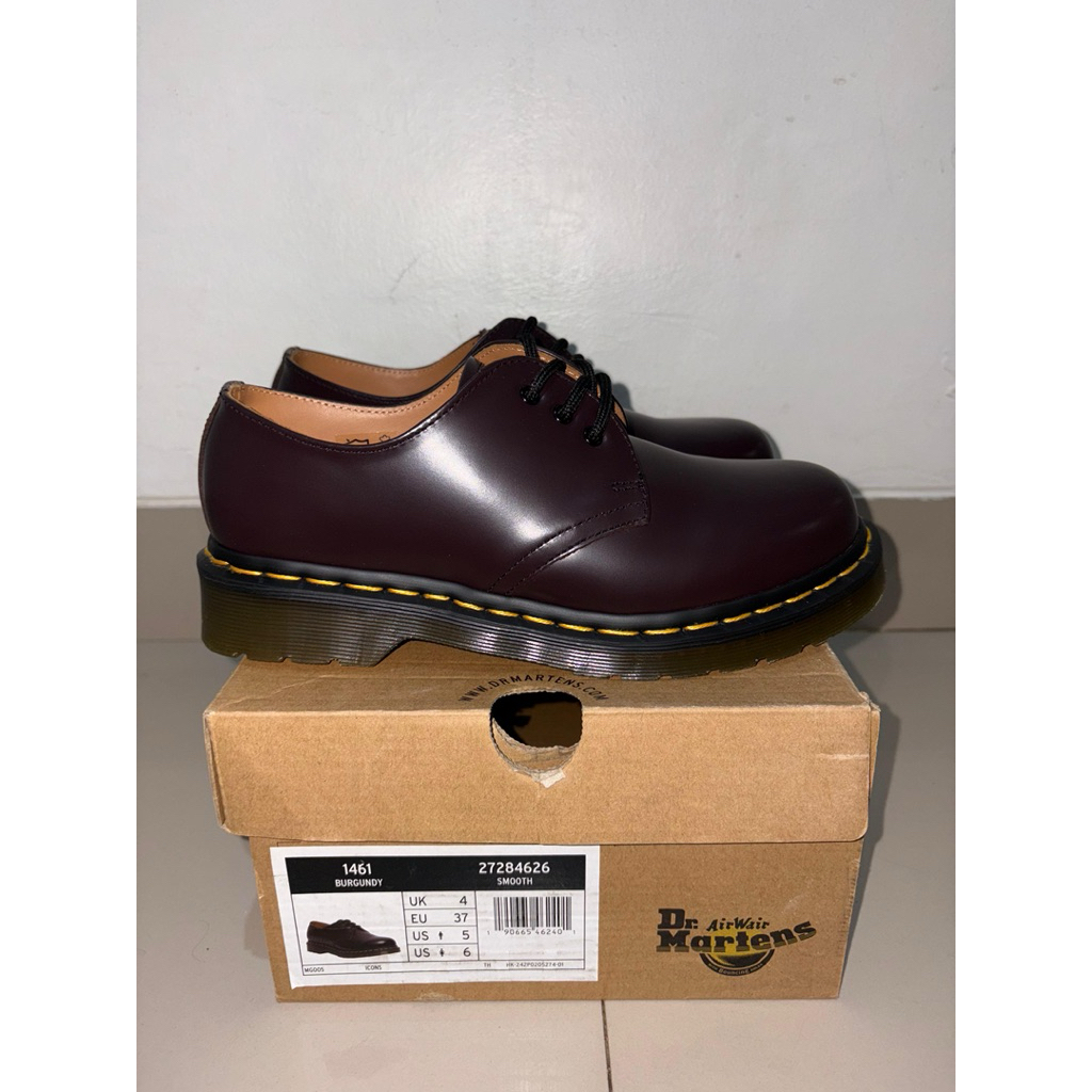 Dr. Martens 1461 Burgundy Smooth (BARU)Harga Net