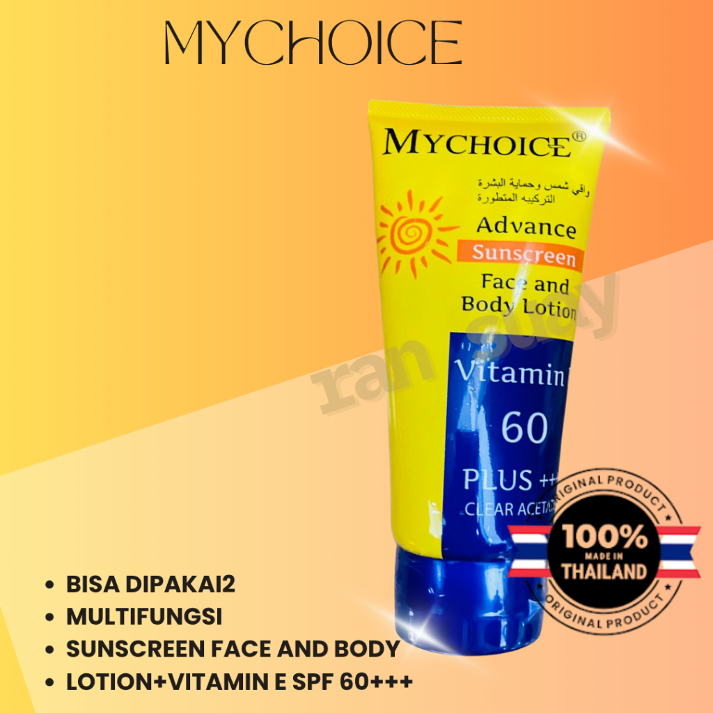 MYCHOICE ADVANCE SUNSCREEN FACE AND BODY LOTION 60++