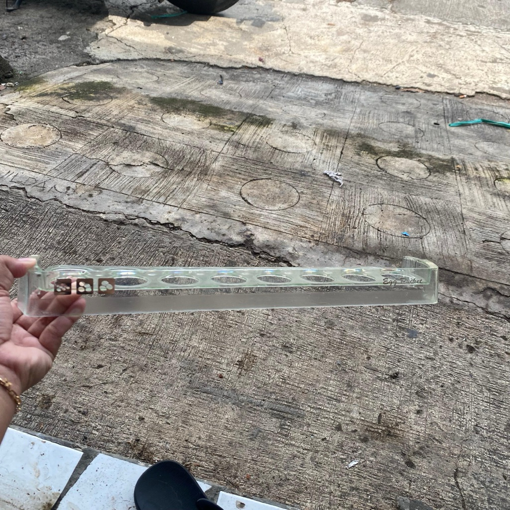 rak telur kulkas bekas merk polytron