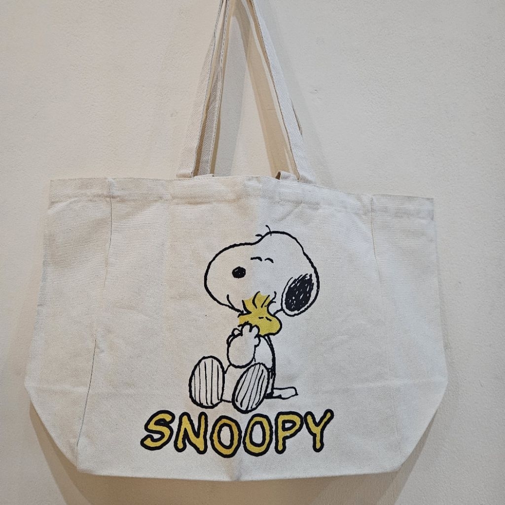 Snoopy Peanuts Tote Bag Denim/Canvas Tote Bag Snoopy Peanuts Ready New