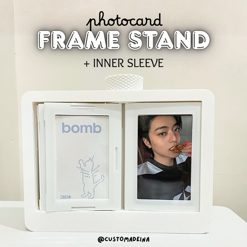 Photocard Polaroid Frame Stand bisa Inner Sleeve KPOP