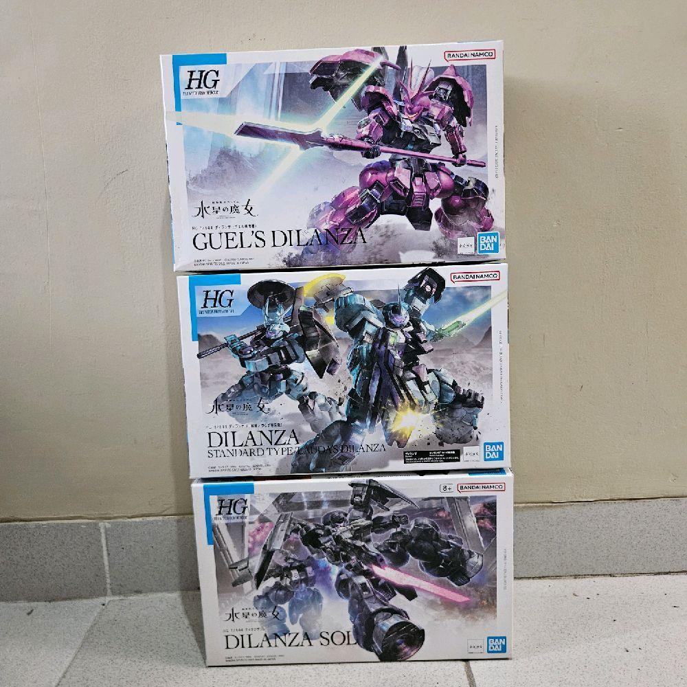 Model Kit Gunpla HG 1/144 Gundam Dilanza Witch From Mercury