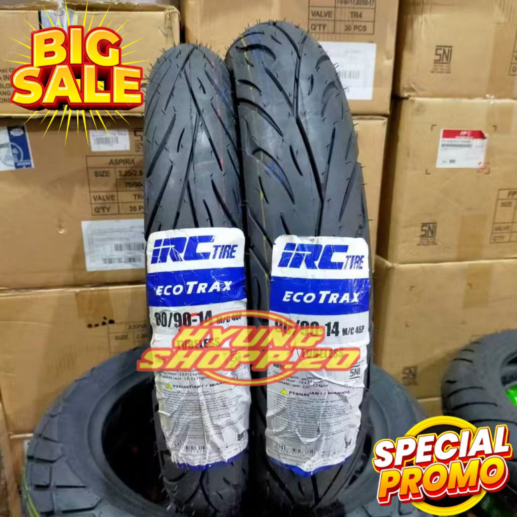 Ban Luar IRC Tubeless Vario Beat Scoopy 14" || Ban Luar IRC 14" Tubeless Vario Beat Scoopy