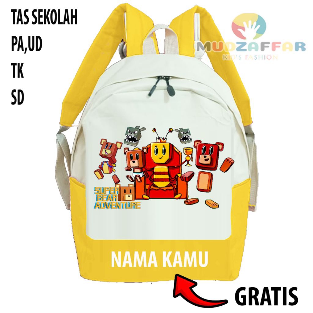 TAS RANSEL ANAK SEKOLAH MAIN SUPER BEAR ADVENTURE TAS RANSEL ANAK SUPER BEAR ADVENTURE