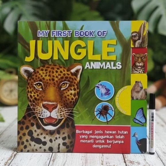 boardbook jumbo My first book of Jungle animals