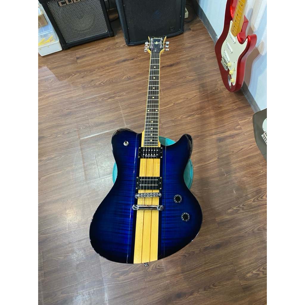 Schecter Dan Donegan Ultra DD Signature See Thru Blue Burst