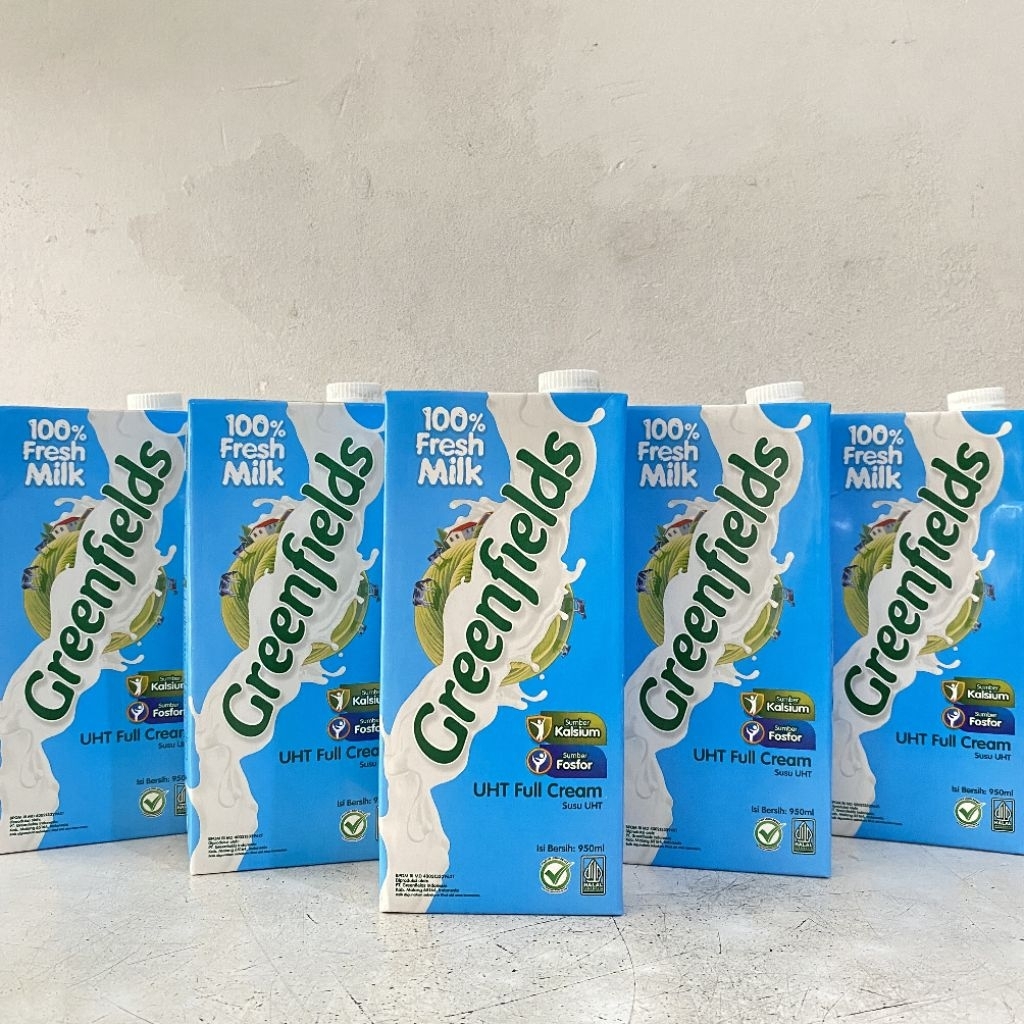 Greenfields susu uht full cream 950 ml | susu greenfields | uht greenfields