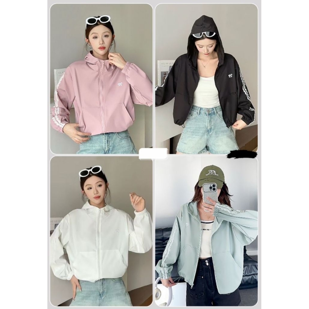 B7159 | JACKET HOODIE WANITA IMPORT PREMIUM