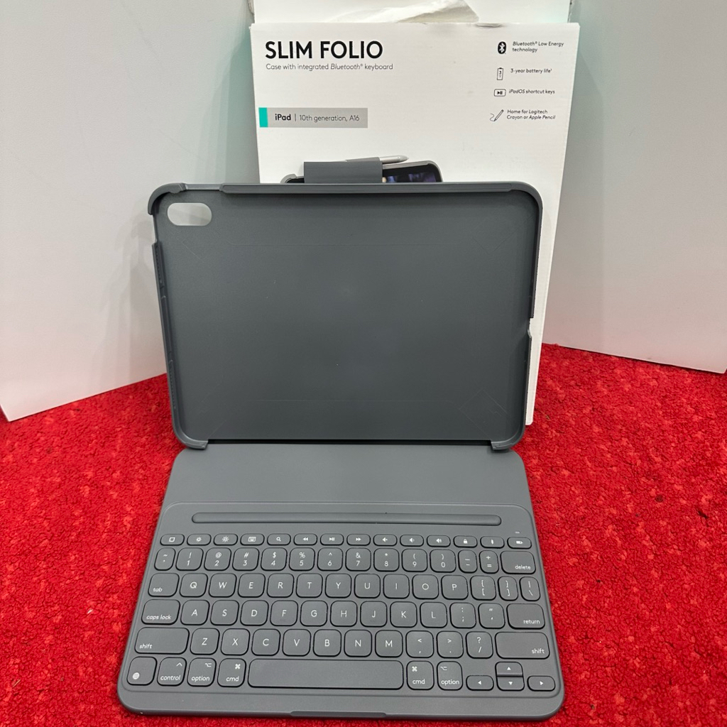 Logitech Slim Folio Keyboard Case Wireless Bluetooth