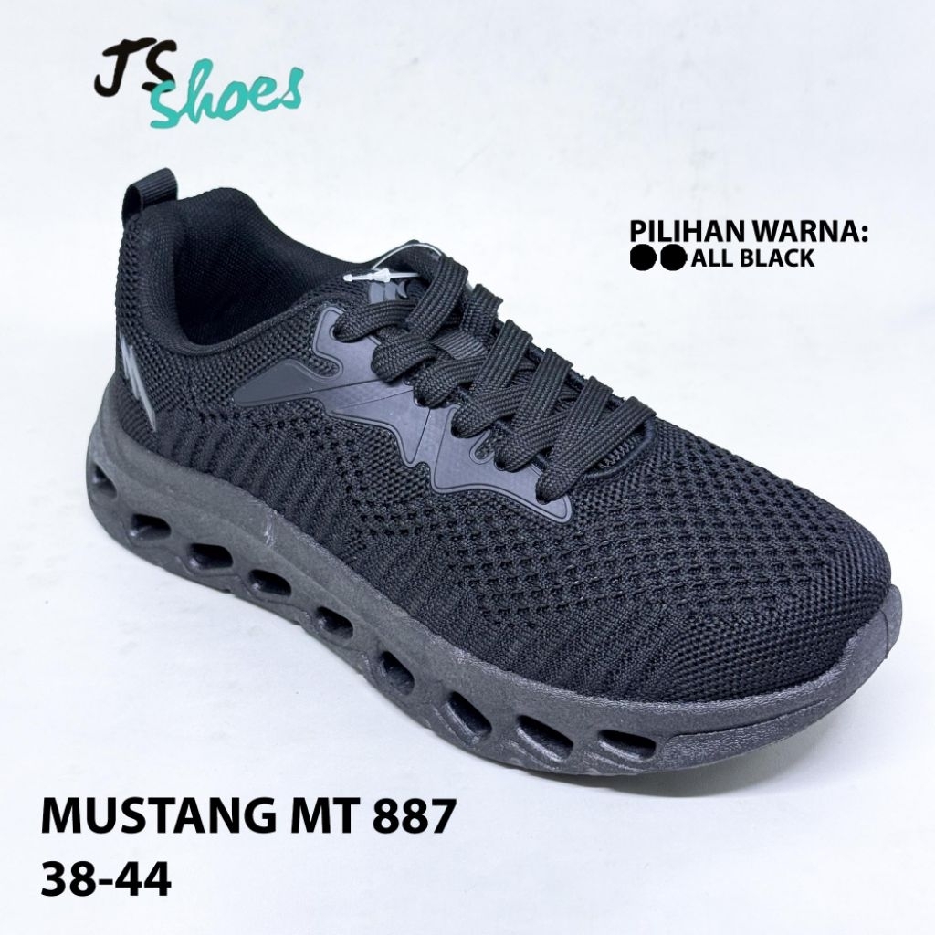 MUSTANG MT 887 - SEPATU SNEAKERS SEPATU SEKOLAH TALI ANAK DEWASA MERK MUSTANG BY LOGGO ORIGINAL