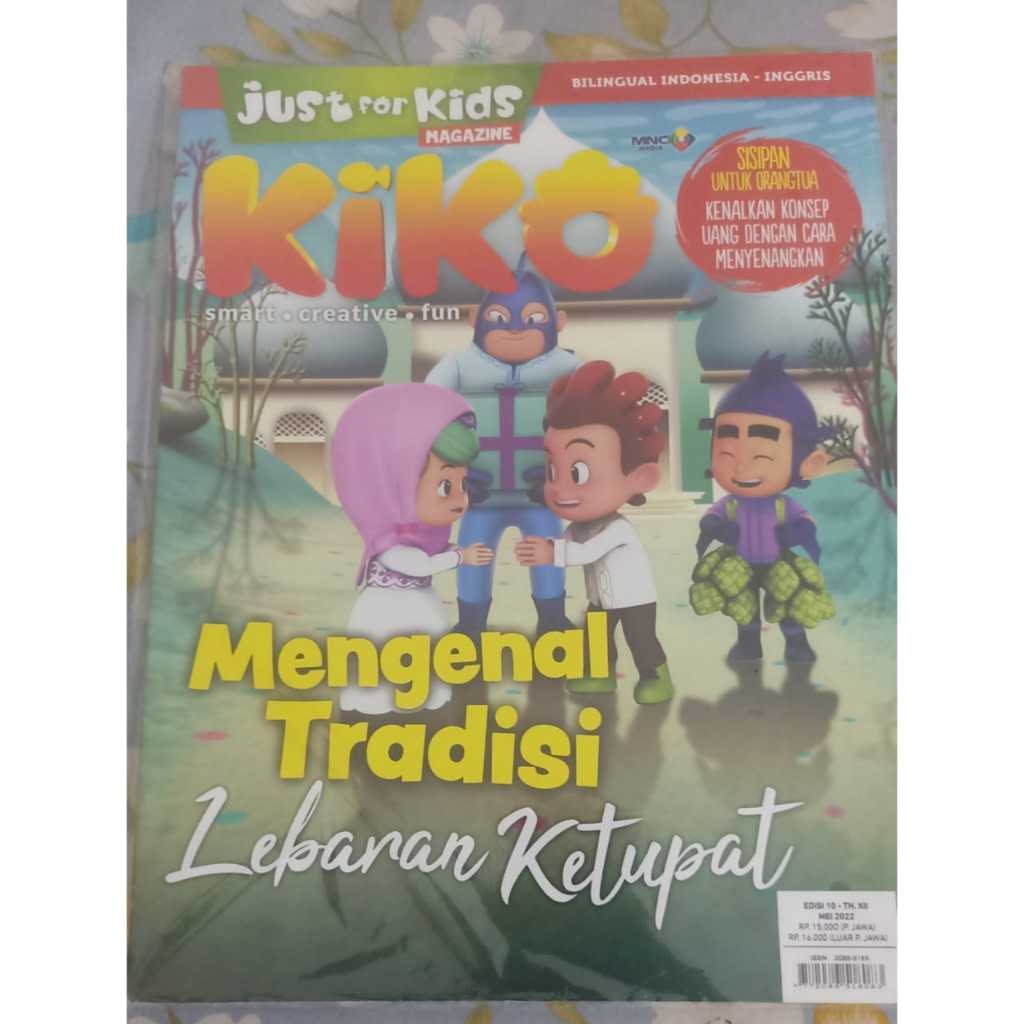 Kiko Just For Kids Magazine Majalah Anak Bilingual Indonesia Inggris - 2022 Mei - Edisi 10