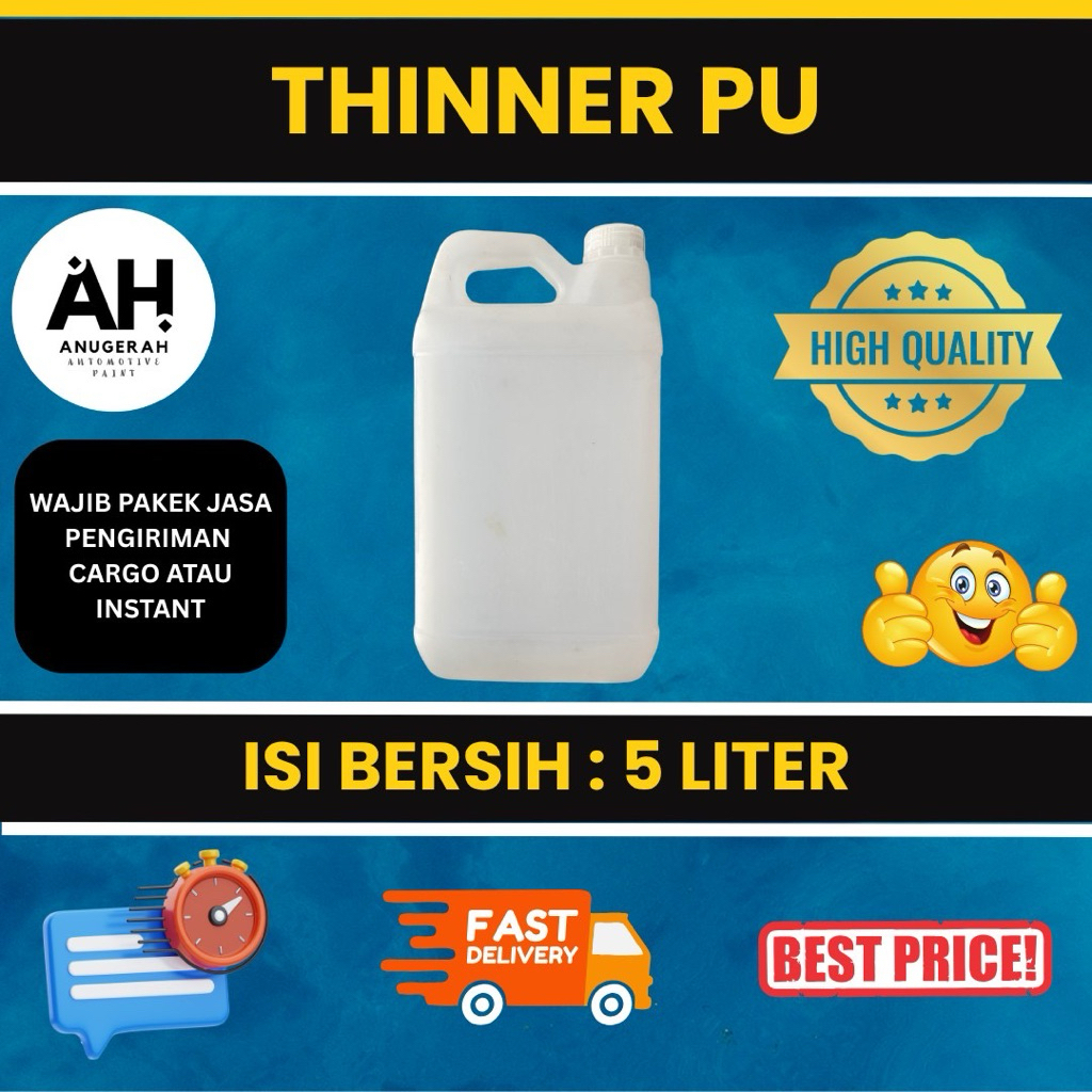 Thinner PU Kemasan Jerigen (5 LITER)