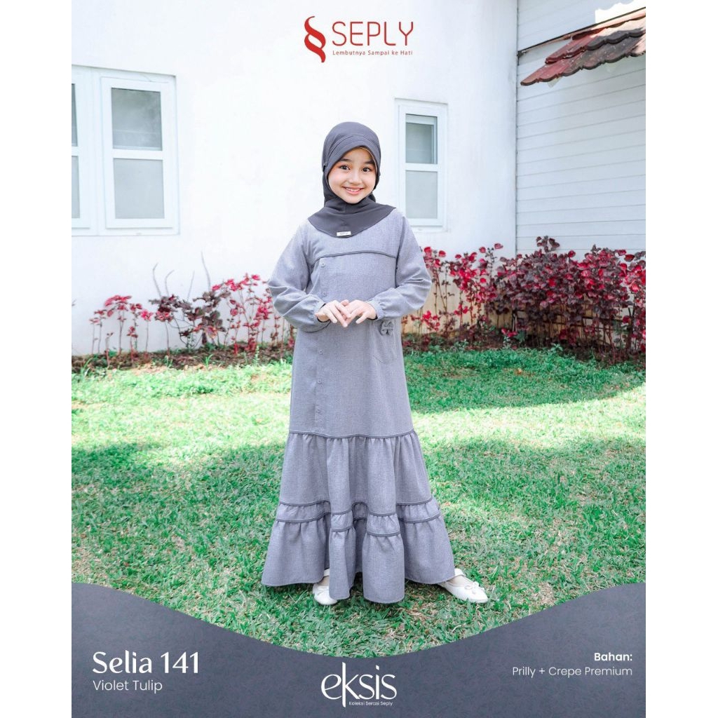 GAMIS ANAK MUSLIMAH SELIA 141 PROMO BY SEPLY