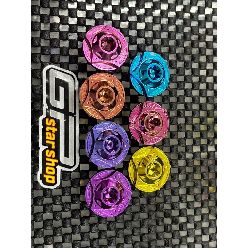 BAUT TITANIUM BAUT BUANG OIL MOTOR MATIC