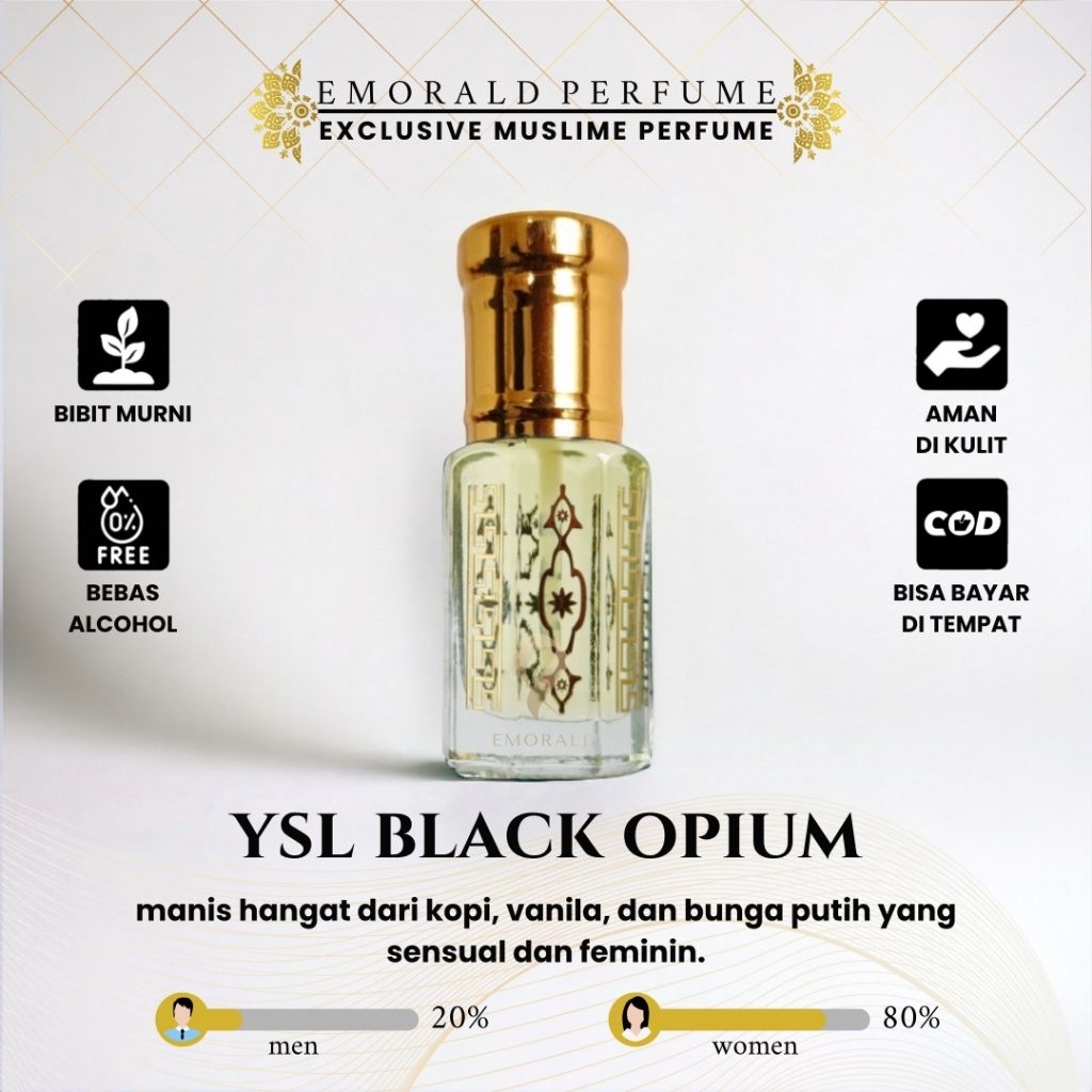 Parfum Black Ovium Pure Perfume | Emorald Perfume