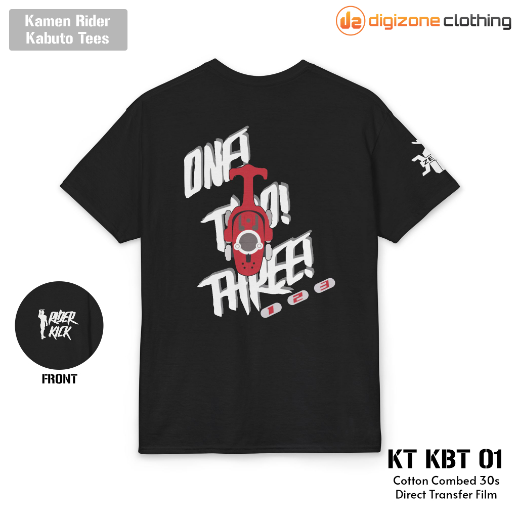 Kaos Kamen Rider Kabuto Hitam Kabuto Zecter