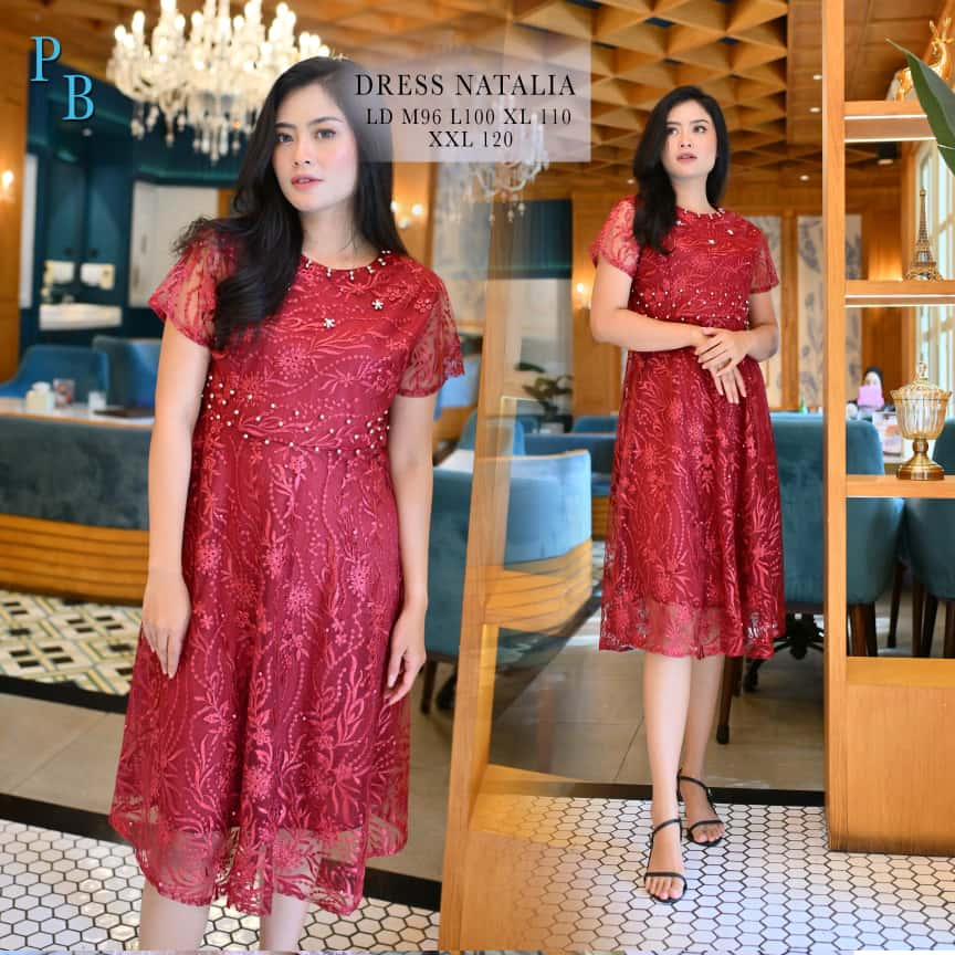 ZONA - DRESS NATAL TERLARIS / DRESS PESTA / DRESS WANITA KEKINIAN 2023 / DRESS KOREA / DRESS GEREJA 