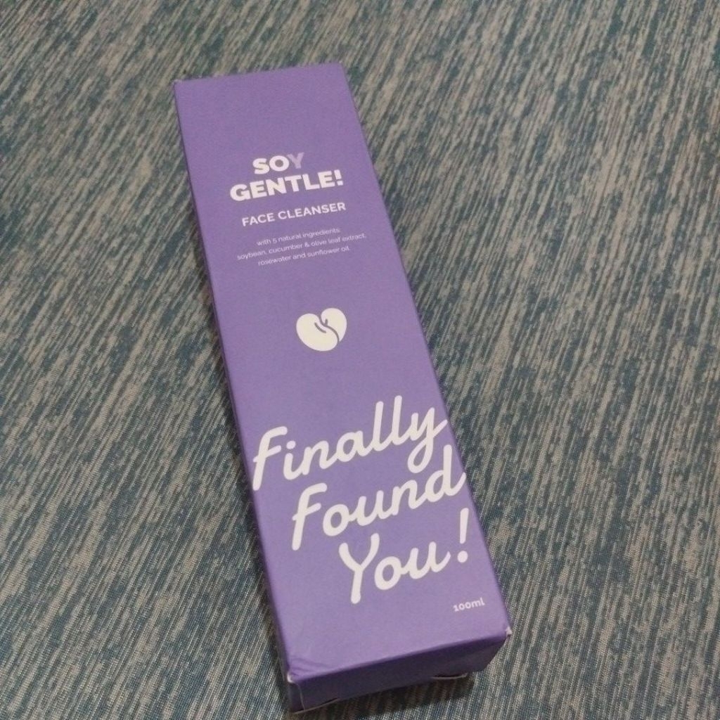 FINALLY FOUND YOU SOY GENTLE FACE CLEANSER
