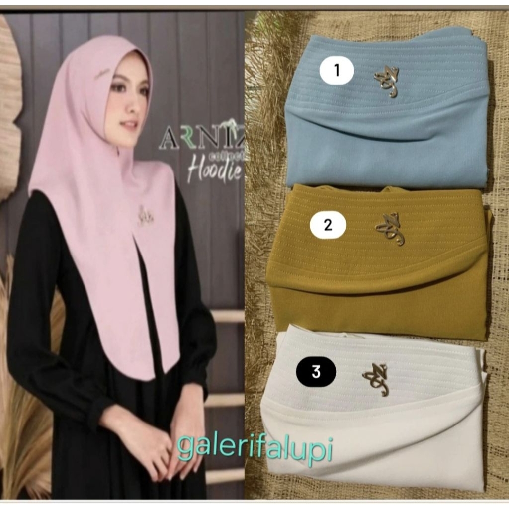 (NEW) HOODIE PLAT ARNIZ Ori | Arniz Ori | Bergo Arniz