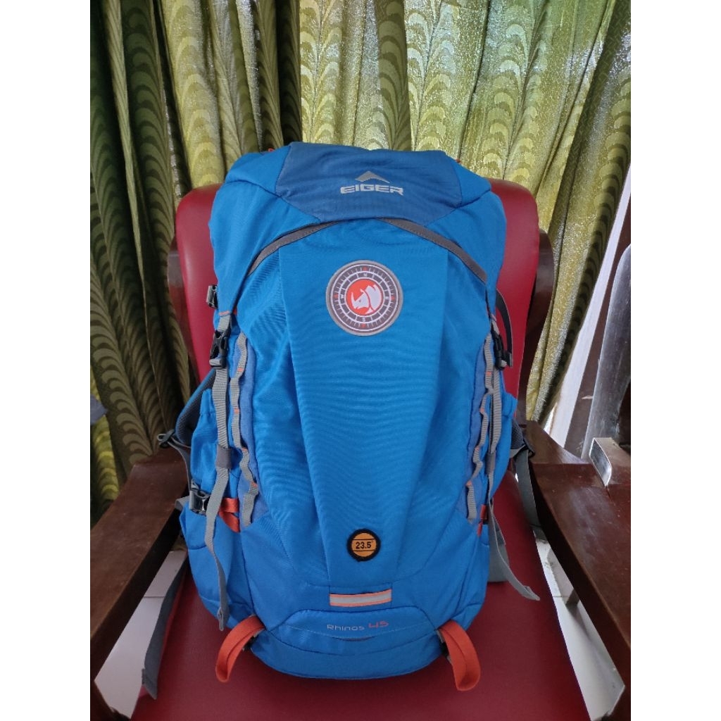 TAS GUNUNG CARRIER EIGER RHINOS 45L,TAS EIGER