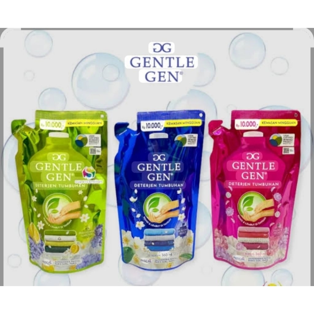 gentle gen sabun cair pencuci pakaian