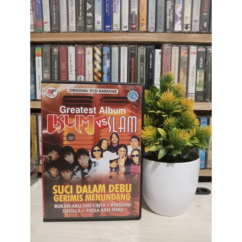 VCD GREATEST HITS IKLIM DAN SLAM ORIGINAL