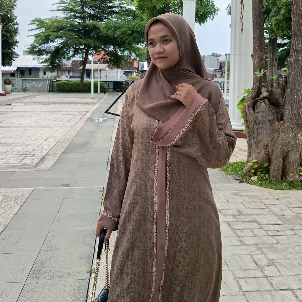 Abaya Saudi Abaya Arab Abaya Jetblack Gamis Abaya Hitam Abaya Gamis Hitam Elegan Stylish Wanita Musl