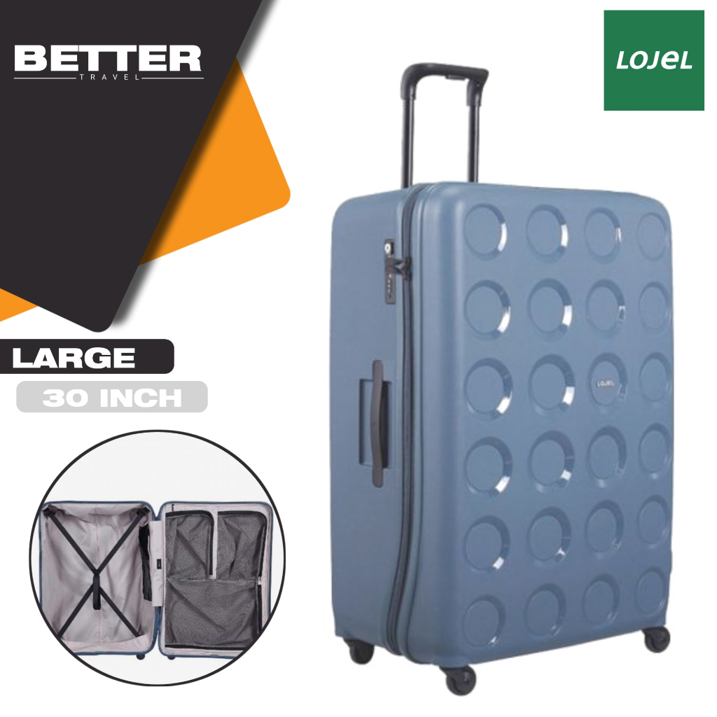 Koper LOJEL 30 inch extra large hardcase kuat tebal polypropylene lentur tsa lock anti theft