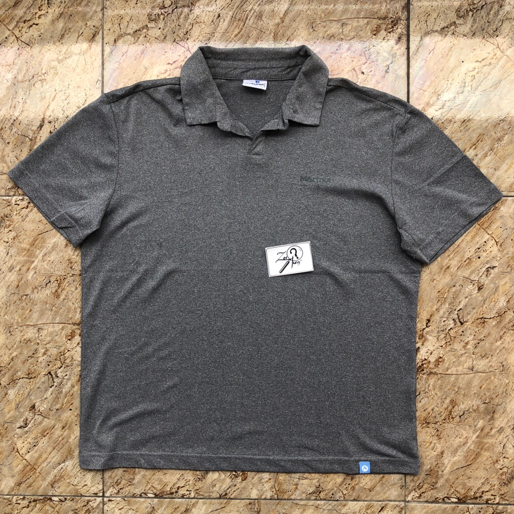 KAOS KERAH MARMOT BASIC ABU