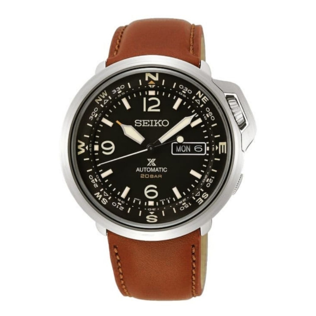 Jam Tangan Seiko Prospex SRPD31K1 Leather Strap Brown