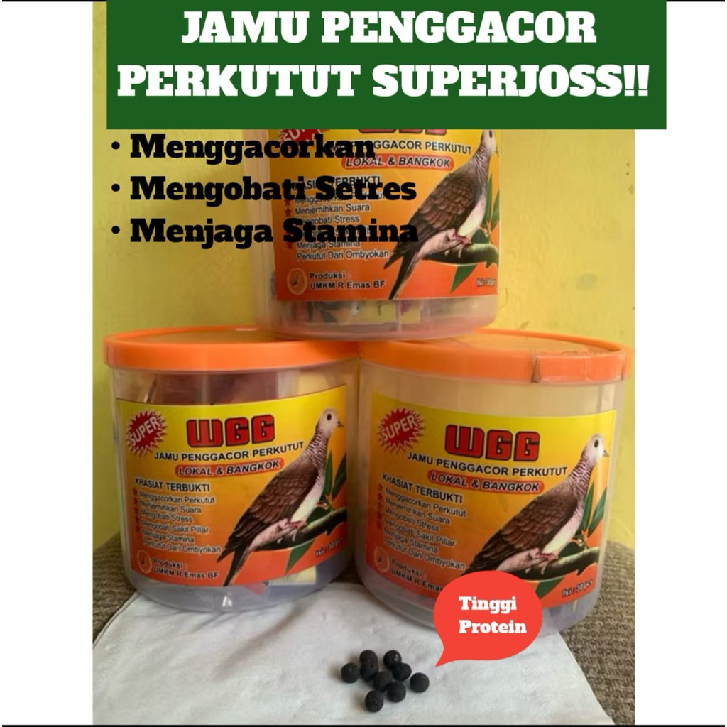 Jamu Penggacor perkutut Super Jumbo
