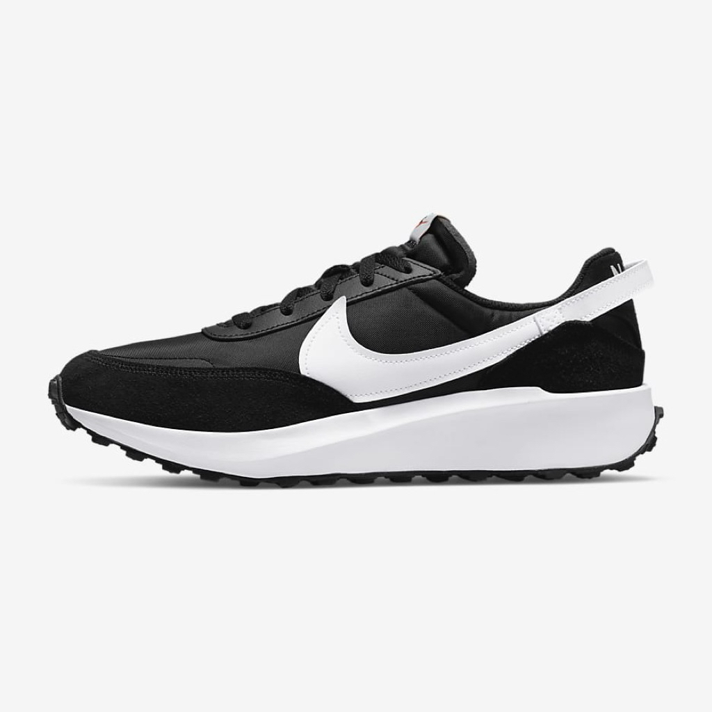 SEPATU NIKE WAFFLE DEBUT BLACK RUNNING SHOES ORIGINALS