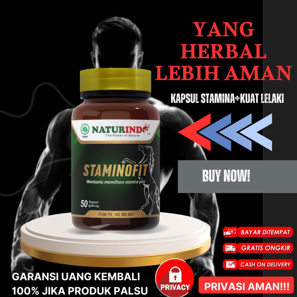 Obat Herbal Alami Staminofit Tradisional Stamina Pria Dewasa Naturindo