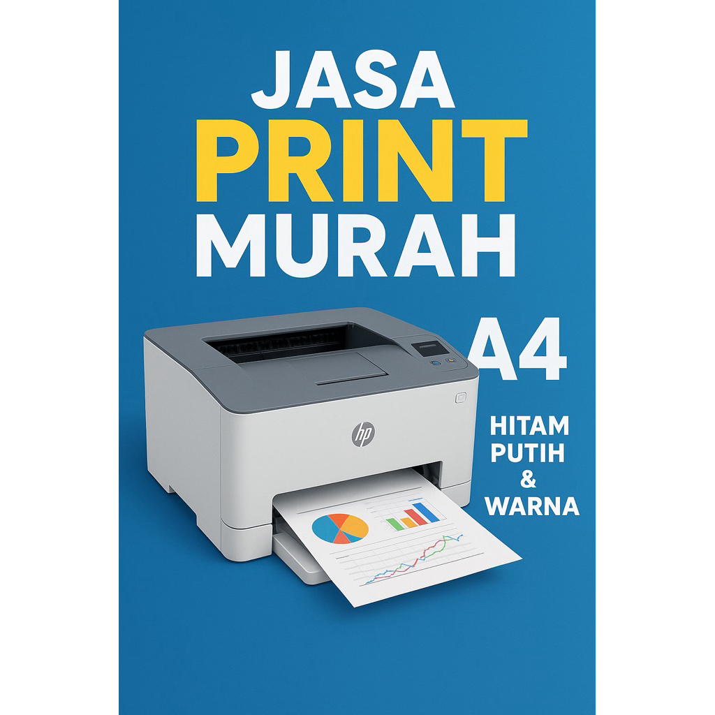 jasa print online kertas A4 hitam putih/warna