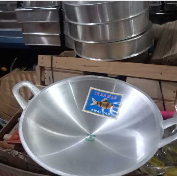 WAJAN ALUMINIUM WAJAN COR WAJAN CAP IKAN MAS