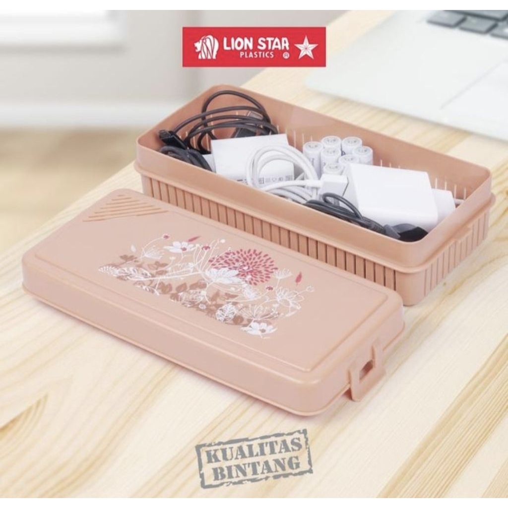 KOTAK PENYIMPANAN SERBAGUNA LUON STAR / KOTAK PENSIL / MULTI CASE SERBAGUNA LION STAR