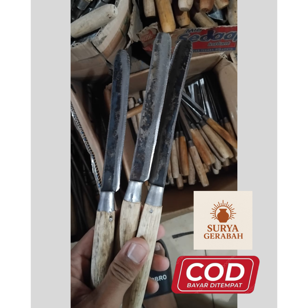 PROMO ISI 4 PISAU BAWANG BILAH PANJANG PISAU DAPUR TAJAM BAHAN BAJA