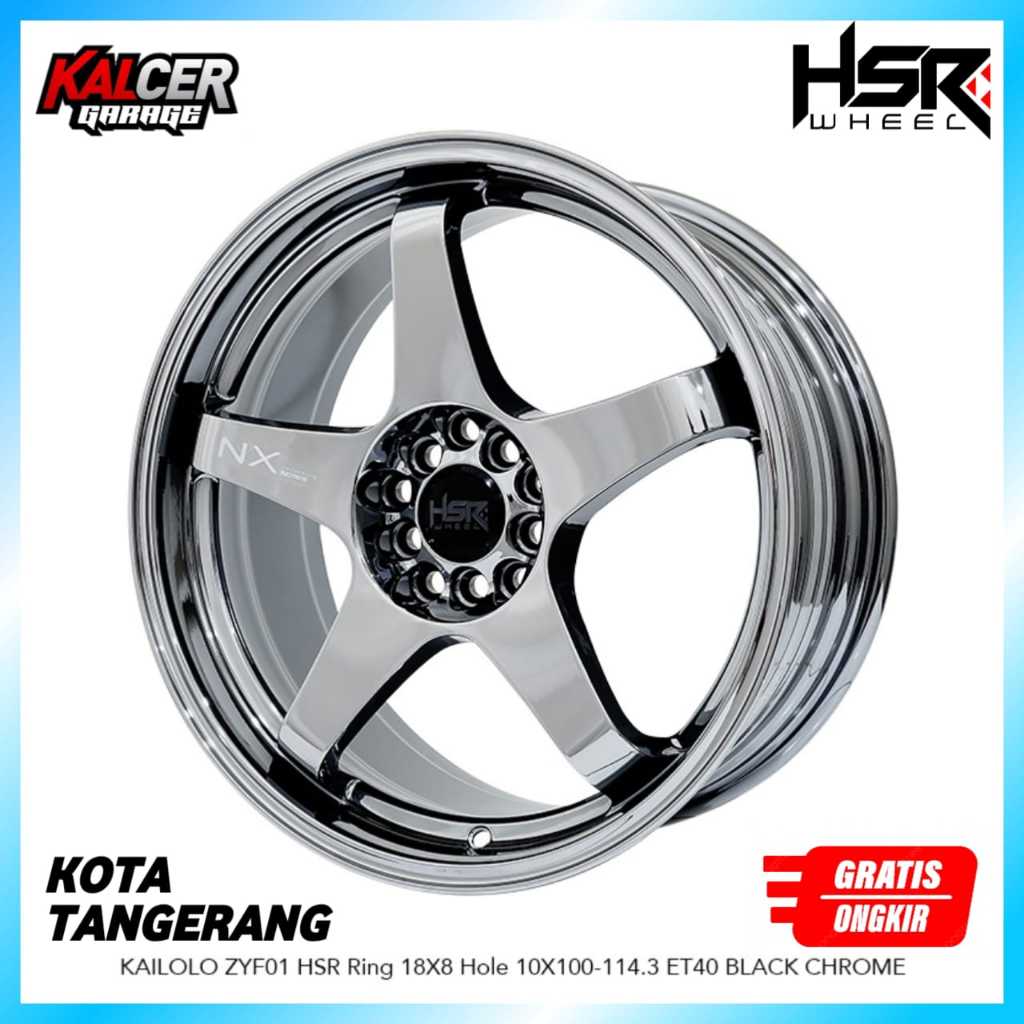 NEWW COLOR NX SERIES HSR KAILOLO R18 BLACK CHROME