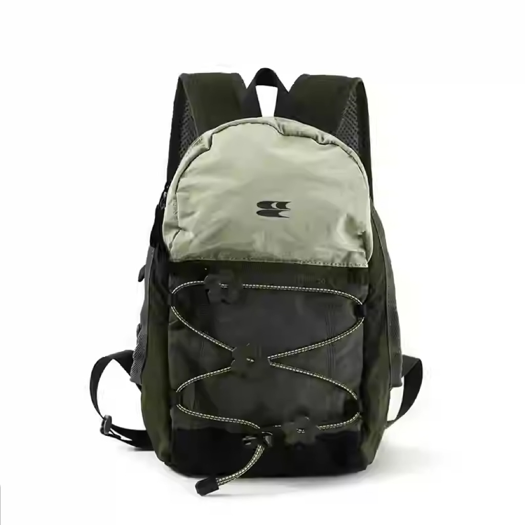 CRYING CENTER GREEN FLORAL BACKPACK