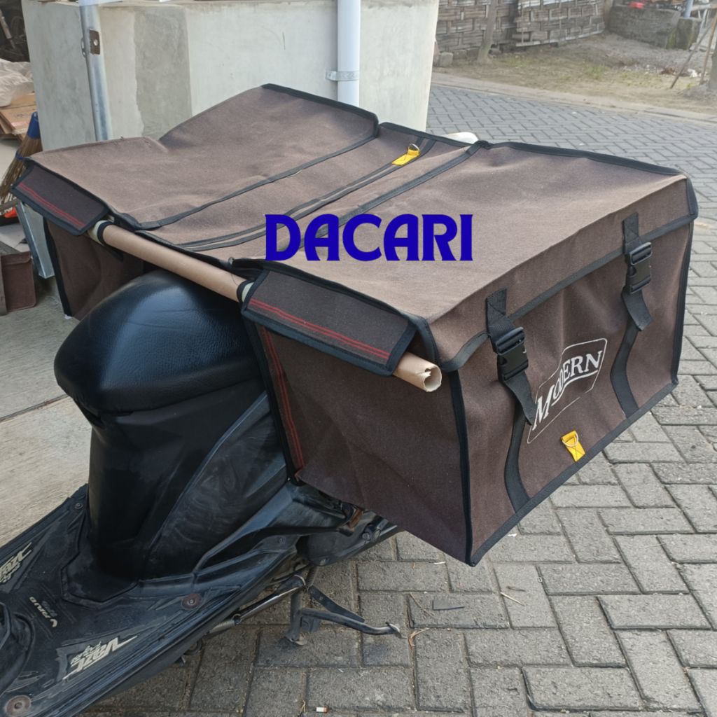 Tas Obrok Motor Kurir Tebal Kanvas Modern Jumbo